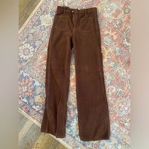 Reformation corduroy wide leg pants. Worn once.